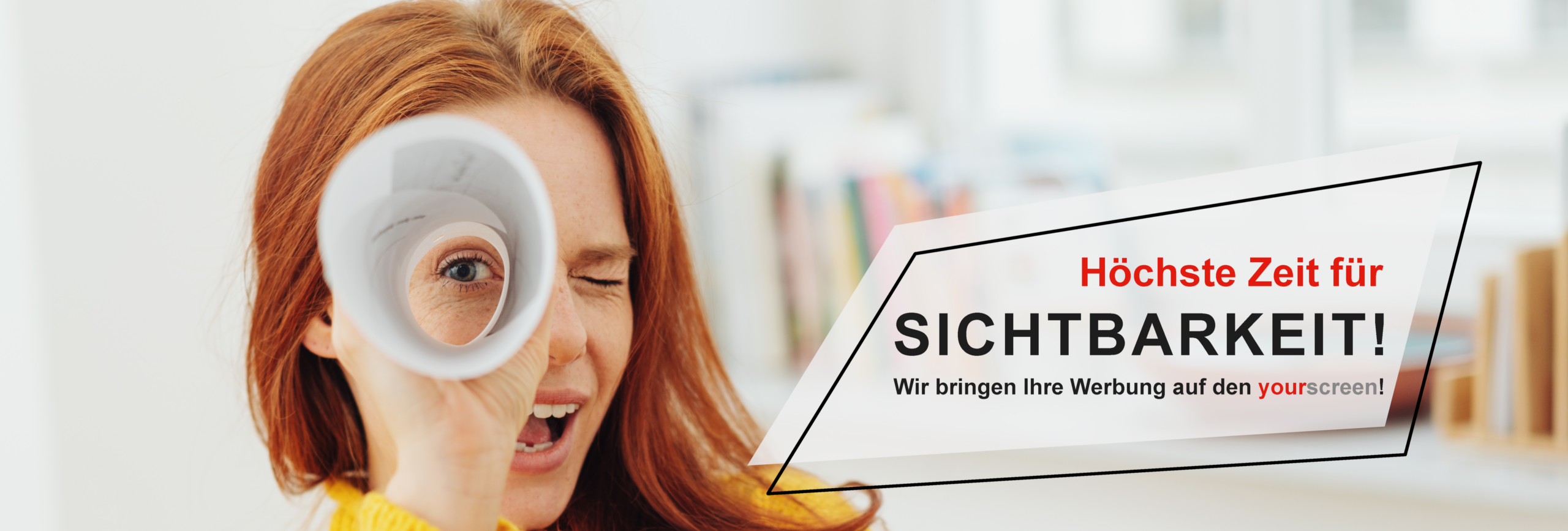 Sichtbarkeit - Banner